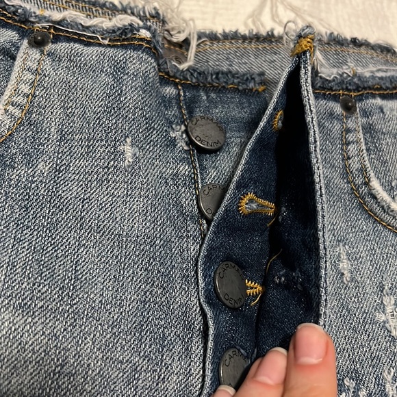 CARMAR Distressed Denim Shorts - Picture 3 of 9